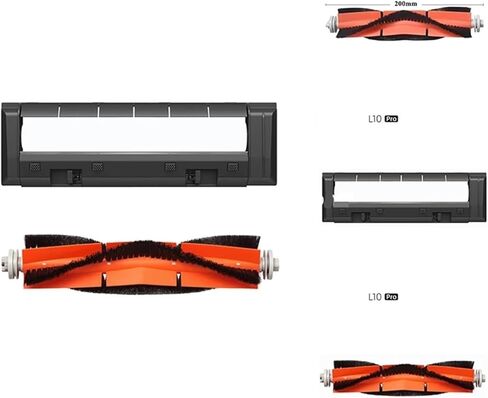 Compatible for Dreame，Bot L10 Pro Robot Vacuum Cleaner Spare Parts Main Brush Cover Replaceble Accessories in Saudi Arabia
