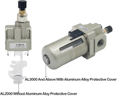 1 قطعة AL3000-03 وحدات معالجة مصدر الهواء الهوائية 3/8 "bsp AL 3000 Series 1700L/Min صغار in Kuwait