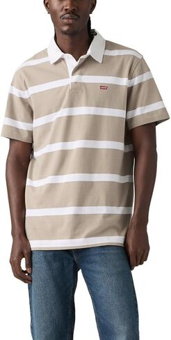 Levi's Mens Classic Short Sleeve Rugby Shirt in Saudi Arabia
