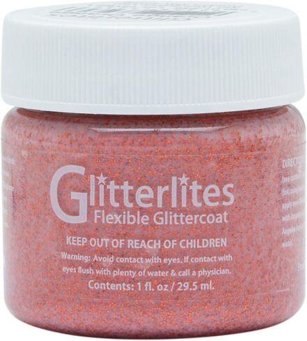 Angelus Holographic Glitter Paint for Shoes, Boots, Leather & More (1oz) - No Glue Needed! in Saudi Arabia