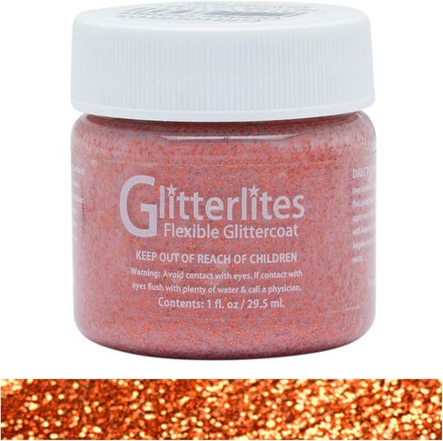 Angelus Holographic Glitter Paint for Shoes, Boots, Leather & More (1oz) - No Glue Needed! in Saudi Arabia