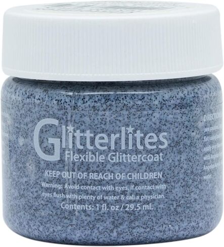 Angelus Holographic Glitter Paint for Shoes, Boots, Leather & More (1oz) - No Glue Needed! in Saudi Arabia