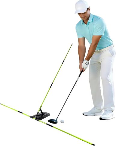 Golf Alignment Sticks and Angle Holder Kit, Golf Training Aid Angle Adjustable, Golf Swing Trainer Golf Accessories and Swing Aiming, Putting Aids, Golf Gifts Accessories for Beginner Men Women Father in Saudi Arabia