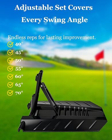 Golf Alignment Sticks and Angle Holder Kit, Golf Training Aid Angle Adjustable, Golf Swing Trainer Golf Accessories and Swing Aiming, Putting Aids, Golf Gifts Accessories for Beginner Men Women Father in Saudi Arabia