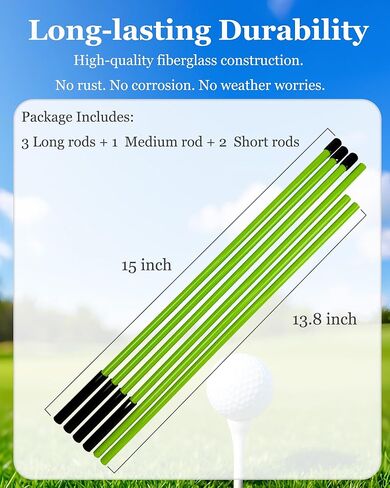 Golf Alignment Sticks and Angle Holder Kit, Golf Training Aid Angle Adjustable, Golf Swing Trainer Golf Accessories and Swing Aiming, Putting Aids, Golf Gifts Accessories for Beginner Men Women Father in Saudi Arabia