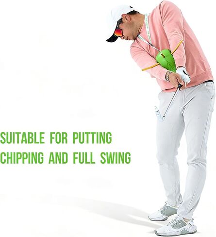 مدرب جولف متأرجح قابل للتعديل مع سلك حبل، مساعد تدريب جولف محمول للإيقاع والإيقاع والإحماء والمرونة وذاكرة العضلات، معدات تدريب داخلية وخارجية للرجال والنساء وكبار السن in Kuwait