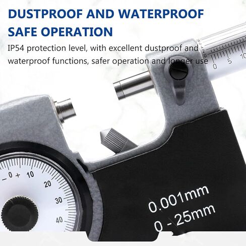 Precision Internal Diameter Micrometer, Inside Measure Gauge 0-100mm for Accurate Hardware & Molds Processing, Measurement Tool for Professionals (0) in Saudi Arabia
