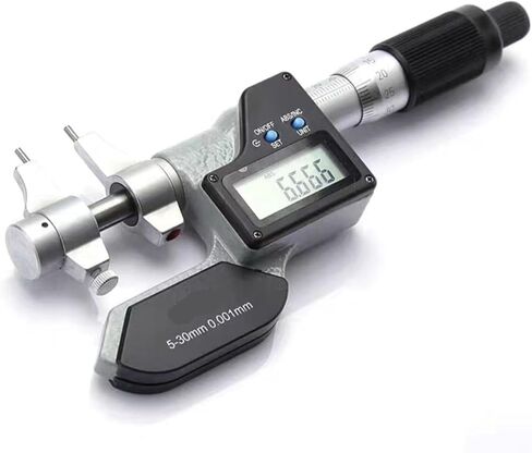 Precision Inside Micrometer Gauge, 5-30mm Measuring Tool for Inner Diameter & Depth, Accurate Measurements for Professional & DIY Use in Saudi Arabia