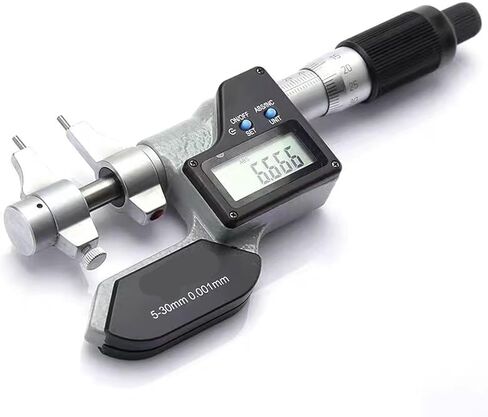 Precision Inside Micrometer Gauge, 5-30mm Measuring Tool for Inner Diameter & Depth, for Professional and DIY Use, Accurate Measurement in Saudi Arabia