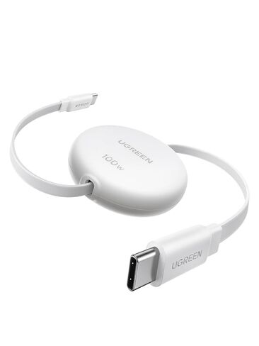 كابل UGREEN 100W قابل للسحب CABLE ، TYPE C CORD CORD C CABLE CABLE FOR IPHON in Kuwait