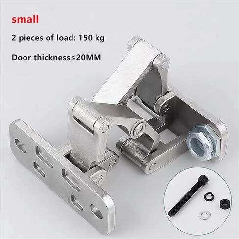 Stone Door Heavy Large Hinge 180 Degrees Invisible Dark Hidden Marble Tile Adjustable 1Pcs(150kg) in Saudi Arabia