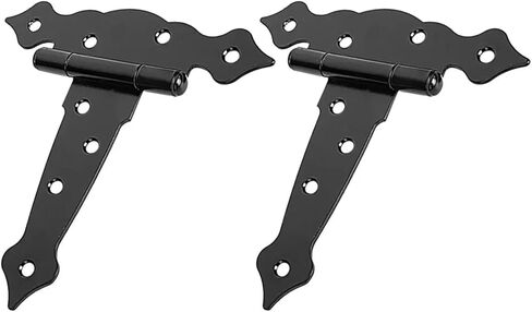Heavy Barn Door Hinges T Shaped Iron Hardware Fences Gate Kit 6 Inch 2Pcs in Saudi Arabia