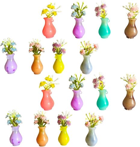 24 PCS Mini Cactus Decor for Dollhouse Resin Tiny Cactus for Crafts Micro Miniature Cactus for Fairy Garden Dollhouse Micro Micro Decoration (A) in Kuwait