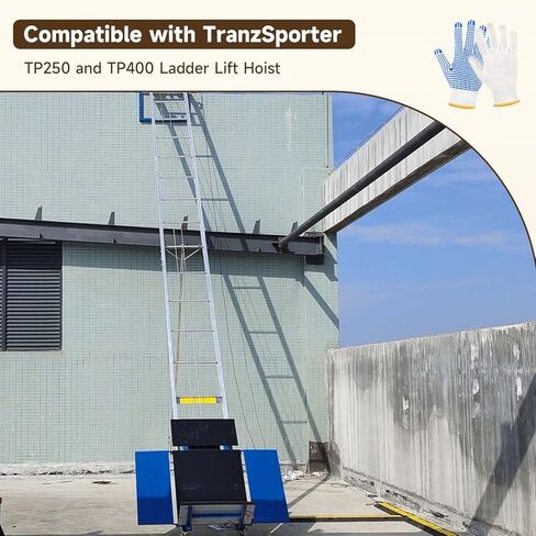 حزام رفع سلم رافعة درج 51 بوصة حزام على شكل حرف V متوافق مع رافعة رفع السلم TranzSporter TP250 وTP400، أجزاء الفقرة Elevador de Roofing Belt in Kuwait