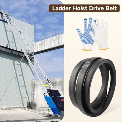 حزام رفع سلم رافعة درج 51 بوصة حزام على شكل حرف V متوافق مع رافعة رفع السلم TranzSporter TP250 وTP400، أجزاء الفقرة Elevador de Roofing Belt in Kuwait