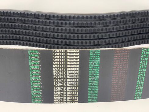 3/5VX710 Banded Cogged V-Belt — 3 Bands, 71in OC — Oil & Heat Resistant, Anti-Static — Industrial Drive in Saudi Arabia