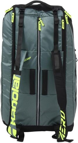 Babolat Pure Aero RH x12 Tennis Bag (Metallic Grey/Black/Fluo Yellow) in Saudi Arabia
