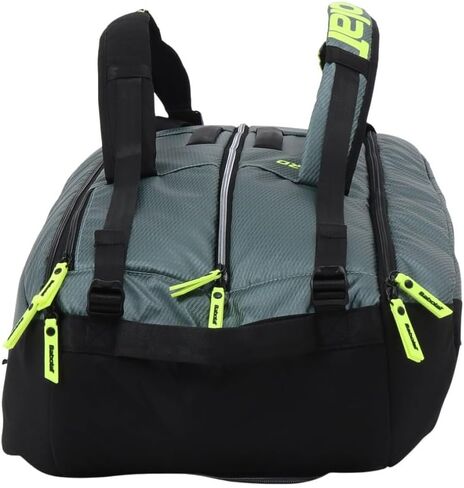 Babolat Pure Aero RH x12 Tennis Bag (Metallic Grey/Black/Fluo Yellow) in Saudi Arabia
