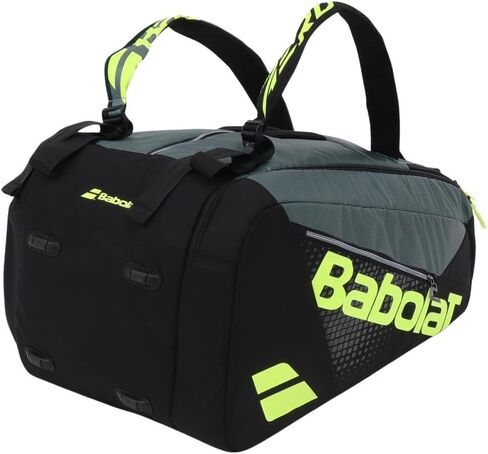 Babolat Pure Aero RH x12 Tennis Bag (Metallic Grey/Black/Fluo Yellow) in Saudi Arabia