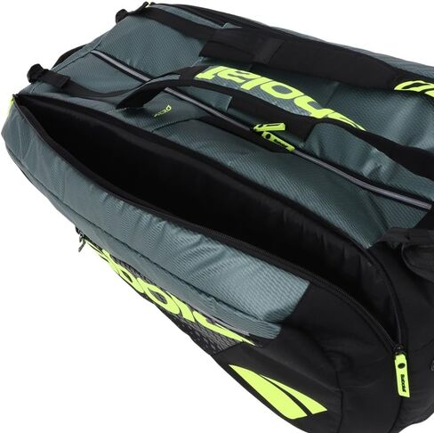 Babolat Pure Aero RH x12 Tennis Bag (Metallic Grey/Black/Fluo Yellow) in Saudi Arabia