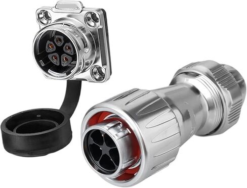 Fence four-hole plastic cover DZ-20 connector lighting LED lamp 2 3-core 4-core 12-core industrial equipment aviation(9 core) in Kuwait