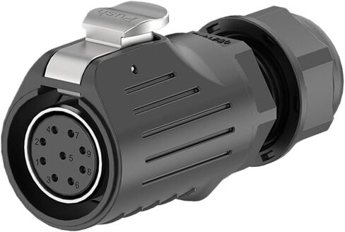 LP20 welding aviation reverse female four-hole flange energy charging waterproof power connector(EW-LP20S-2P 20A) in Kuwait