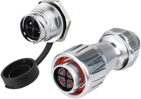 DZ-20 single-hole aviation 3-core 4-core 12-core metal reverse installation automation equipment power connector(2 core) in Kuwait