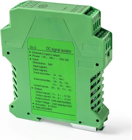1-5V Input Analog Signal Isolator 2 in 2 Out Multi-Channel DC24V(4-20mA Output) in Saudi Arabia