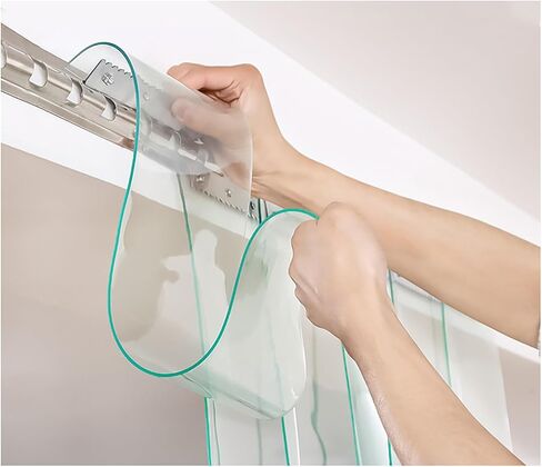 PVC Strip Door Curtain for Freezers - Commercial Refrigeration Door Strips for Warehouses, Shops, Coolers, and Patios (195x210cm/76.77x82.68in) in Kuwait