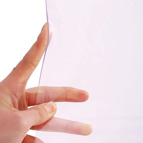 ستارة شريطية شفافة من مادة PVC - ستارة باب منزلق قابلة للطي للفريزر والمستودع - غطاء باب بلاستيكي مقاس 1.3 × 2.4 متر لتوفير الطاقة وسهولة الوصول in Kuwait