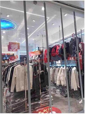 Magnetic Thermal Insulated Door Curtain - Transparent PVC Soft Glass Screen, Self-Closing Windproof Vinyl Strip for French & Sliding Doors (40x250cm) in Saudi Arabia