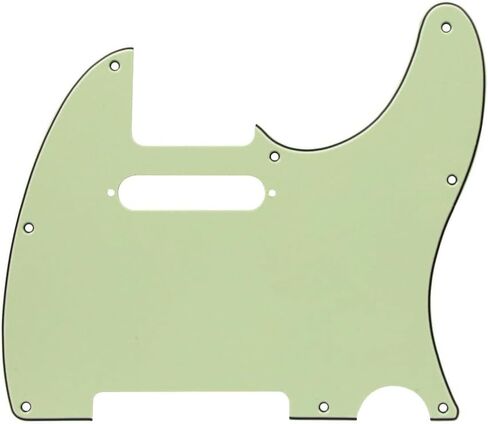 Tele Pickguard 8-Hole Std-Tele Style Guitar Pickguard Scratch Plate with Pickup Mounting Screw Holes for Tele/Telecaster Aged (White, 1 Ply) in Saudi Arabia