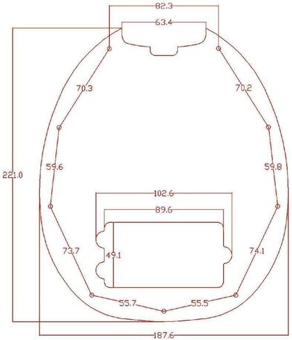 Dopro Black/White Grid Bass Pickguard مناسب لنماذج Musicman الكلاسيكية المكونة من 4 أوتار StingRay bass in Kuwait