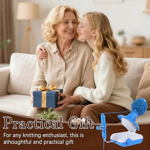 Electric Yarn Winder，13 oz Electric Yarn Ball Winder for Crocheting，Automatic Yarn Spinner Wool Winder, Compact Yarn Cake Winder with Strong Tension Stepless Speed, Ideal Helper for Knitting Lovers in Kuwait