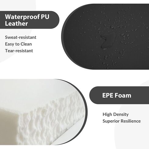 Fitvids 4'x8'x2" Folding Gymnastics Mat, Home Exercise Mat with Carrying Handles, Gym Workout Tumbling Mat for Yoga, Pilates, Stretching, MMA, Core Workouts, Fitness Aerobics Mats for Gym Training, Multiple Colors in Kuwait