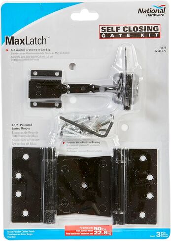 National Hardware N343-475 Self-Closing Gate Kit in Black in Saudi Arabia