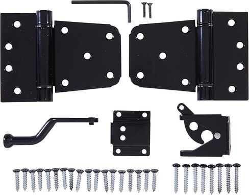 National Hardware N343-475 Self-Closing Gate Kit in Black in Saudi Arabia