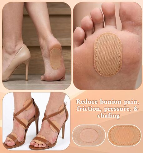 30 Pcs Bunion Cushion, Fabric Bunion Pad for Women to Relieve Foot Callus Pain in Saudi Arabia