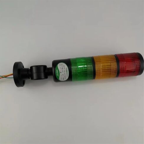 Black Shell 24V 3 Tower Industrial Signal Tower Safety Stack Alarm Light Led Foldable Buzzer Caution Warning Lamp for Machines in Saudi Arabia