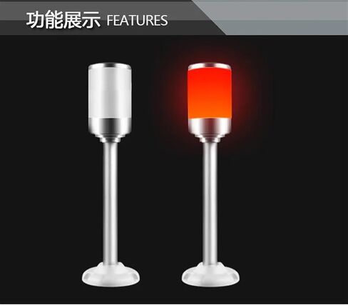 LED Single-Layer Aluminum Traffic Signal Indicator Lights Safety Bright 24V Industrial Machine Warning Lamp Buzzer Tower Lamp in Saudi Arabia