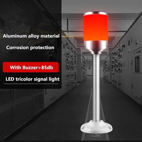 LED Single-Layer Aluminum Traffic Signal Indicator Lights Safety Bright 24V Industrial Machine Warning Lamp Buzzer Tower Lamp in Saudi Arabia