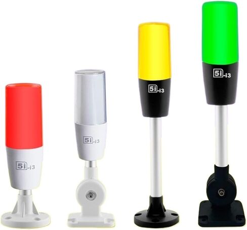 Led 3-Colors in 1 Layer Signal Light Fold Flash Caution Safety Lamp 24V Alarm Indicator Warning Light for Machine Tool Equipment(24V fold Bright) in Saudi Arabia