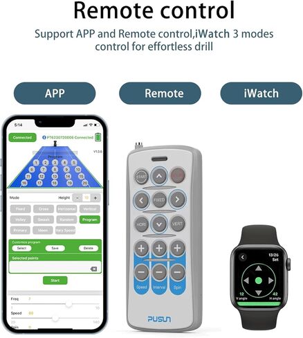 PT-SMART Smart App Controlled Tennis Ball Machine with 4-6 Hours Battery Life, 120km/h Speed, 100+ Ball Capacity & 12 Training Modes, Portable Tennis Trainer for Home and Court Practice in Saudi Arabia