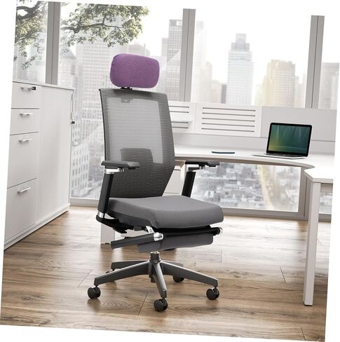 Homoyoyo Elastic Headrest Cover for Office and Gaming Chairs Cushion Sleeve Against Stains and Hair Soft Material for Comfortable Use in Saudi Arabia