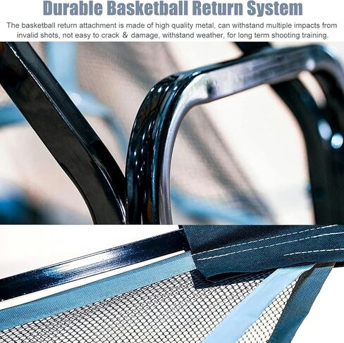 Basketball Training Aid with 180° Coverage - Rotating Return Chute Feeds Ball Back from Any Angle, for Seamless Practice Flow in Saudi Arabia