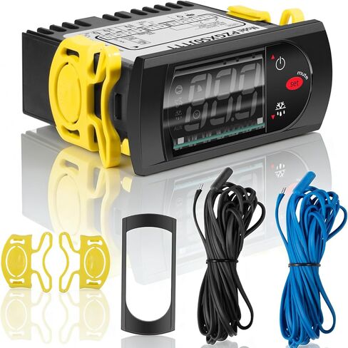 PZGXS0J111 Temperature Controller, Digital Thermostat with 2 NTC Temperature Sensor Probe Fit for Carel and All Refrigerator Types, 115V in Saudi Arabia