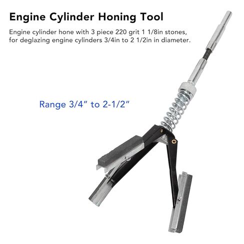 Fdit Engine Cylinder Hone, 3 Piece 220 Grit Deglazing Tool for 1.25-3.5 Inch Cylinder Bores Automotive Engine Repair in Saudi Arabia