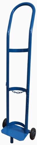 Portable Oxygen Tank Cart, Universal Rolling Cylinder Holder Dolly for Laboratory & Factory, Freestanding Gas Cylinder Rack, 110cm/43.3in Black Storage Solution in Saudi Arabia