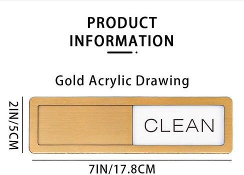 Acrylic Dishwasher Clean Dirty Sign, Self-Adhesive Reversible Indicator Slider, Kitchen Status Reminder with Extra Adhesive Tapes for Dishwasher & Home Use in Saudi Arabia