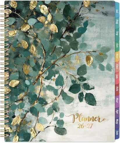 2026 Planner - Planner 2026 Weekly and Monthly ، 9'x11 '' ، يناير 2026 - ديسمبر 2026 ، 2026 مخططًا أسبوعيًا وشهريًا ، علامات تبويب ، جيب ، ملزمة مزدوجة - أوراق فنية in Kuwait
